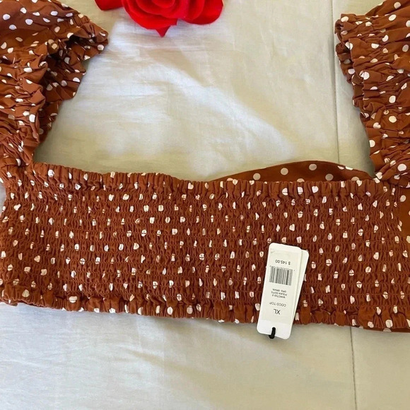 WeWoreWhat Coco polka dot crop top - Picture 13 of 14